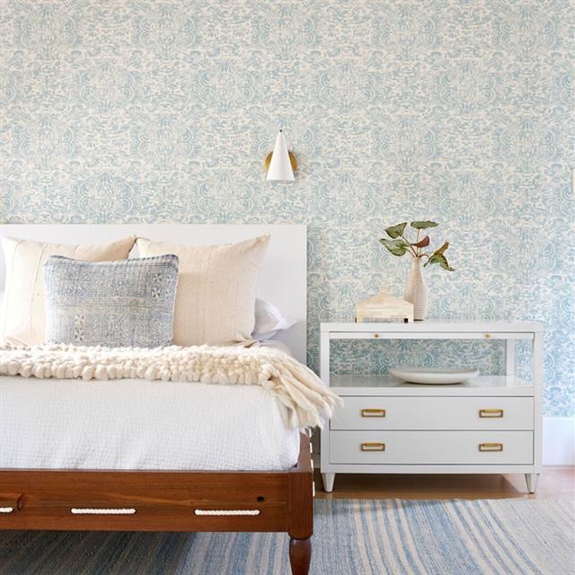 همه آنچه باید درباره کاغذ دیواری دیوار پشت تخت بدانید